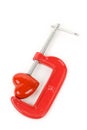 Vise Grip and red heart