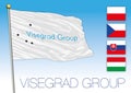 Visegrad Group flag, Europe