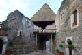 Courtyard at Visegrad castle, Hungary Royalty Free Stock Photo