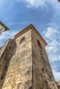 Detailed view at the back facade of the Cathedral of Viseu