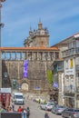 Detailed view at the lateral facade of the Cathedral of Viseu, D. Duarte plazza