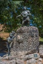 View of a monument, statue of Viriatus Viriathus from Lusitania