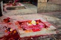 Vishnu footprint. Jagdish Temple. Udaipur. Rajasthan. India Royalty Free Stock Photo