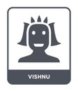 vishnu icon in trendy design style. vishnu icon isolated on white background. vishnu vector icon simple and modern flat symbol for Royalty Free Stock Photo