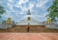 Viswa Shanti Stupa Rajgir, Bihar, India Royalty Free Stock Photo