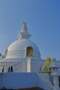Vishwa shanti stupa, nalanda, bihar, India.