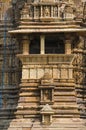VISHWANATH TEMPLE, Balcony and deity niche, Western Group, Khajuraho, Madhya Pradesh, UNESCO World Heritage Site