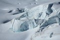 Detail of the Aletsch glacier seen from Jungfraujoch.