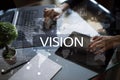 Vision concept. Business, Internet and technology concept. Royalty Free Stock Photo