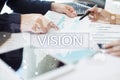 Vision concept. Business, Internet and technology concept. Royalty Free Stock Photo