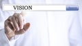 Vision database search Royalty Free Stock Photo