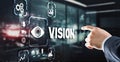Vision Direction Future Business Inspiration Motivation Concept Royalty Free Stock Photo