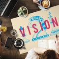 Vision Direction Future Goals Ideas Inspiration Concept Royalty Free Stock Photo