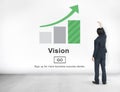 Vision Direction Future Inspiration Mission Plan Concept Royalty Free Stock Photo