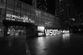 Vision fashion hotel night sight black and white image