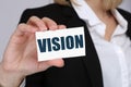 Vision future idea leadership hope success successful business c Royalty Free Stock Photo