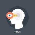 Vision icon concept