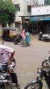 Vision of parking street of India