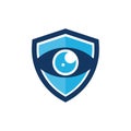 Vision Shield Logo Icon Design