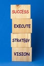 Vision Strategy Execution Success Royalty Free Stock Photo