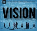 Vision Target Mission Motivation Goals Concept Royalty Free Stock Photo