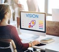 Vision Technology Work Women Concept