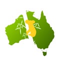 Visit australia design with koala