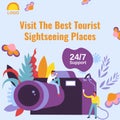 Visit best tourist sightseeing places, new trips