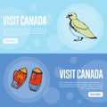 Visit Canada Travel Company Landing Page Template