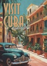 Visit Cuba Travel Poster