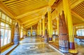 Visit Lion Throne Hall of Kanbawzathadi palace, Bago, Myanmar