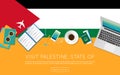 Visit Palestine, State of concept for your web.