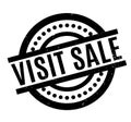 Visit Sale rubber stamp