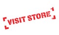 Visit Store rubber stamp