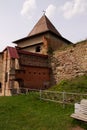 View of the ruins of the stone battle fortress, Oreshek Fortress, Shlisselburg, Leningrad Region, May 2021 Royalty Free Stock Photo