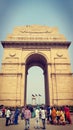 Visit to india gate, delhi, india Royalty Free Stock Photo