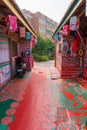 A visit to Rainbow Village at Taichung Taiwan Royalty Free Stock Photo