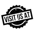 Visit Us At rubber stamp