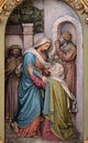 Visitation of the Virgin Mary Royalty Free Stock Photo