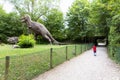 Visiting Bussolengo prehistoric park, Verona, Italy