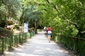 Visiting Bussolengo prehistoric park, Verona, Italy