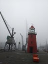 Visiting commercial docks in Sweden Royalty Free Stock Photo