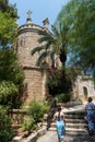 Visiting Ein Kerem in Jerusalem Royalty Free Stock Photo