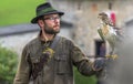 Visiting falconry show in Hohenwerfen castle