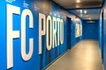 Players tunnel at Estadio do Dragao