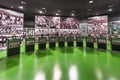 Visiting FC Sporting museum at Jose Alvalade stadium. Lisboa, Portugal