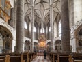 Visiting Franziskanerkirche church in Salzburg