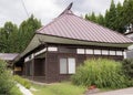 Visiting the historic Japanese cottage