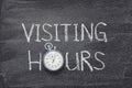 Visiting hours watch Royalty Free Stock Photo