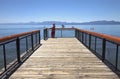 Visiting Lake Tahoe, California.